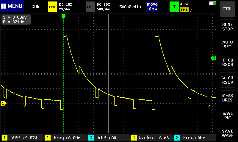 プログラム非実行時 K3 ボタン0123
