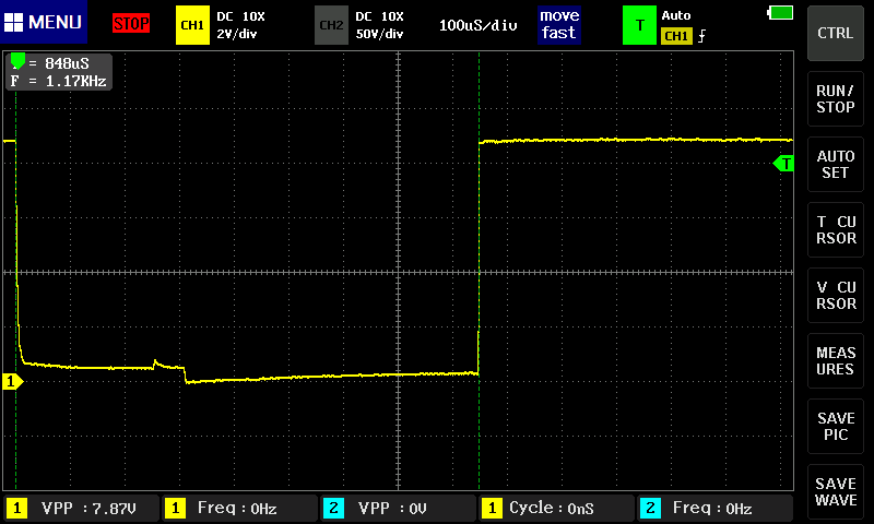 CAL INPT用回路 7セグ消灯 K3 ボタン2