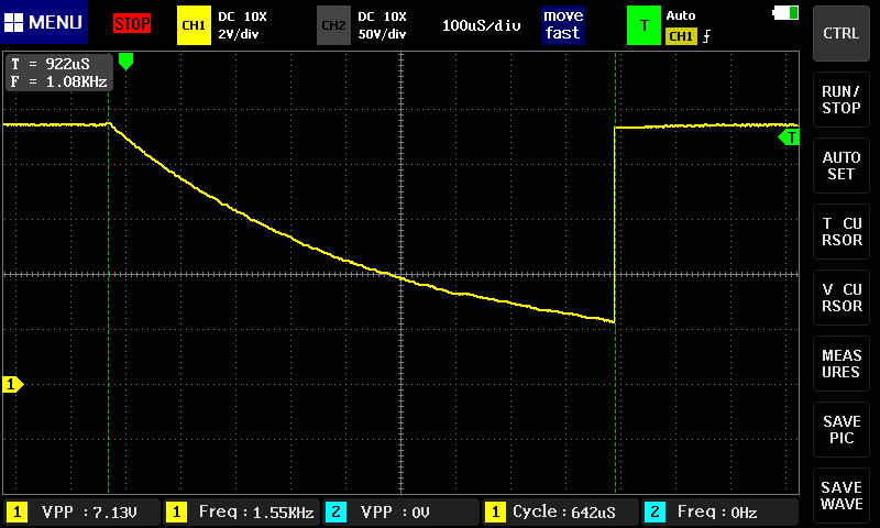 実行中 7セグ消灯 ボタンなし