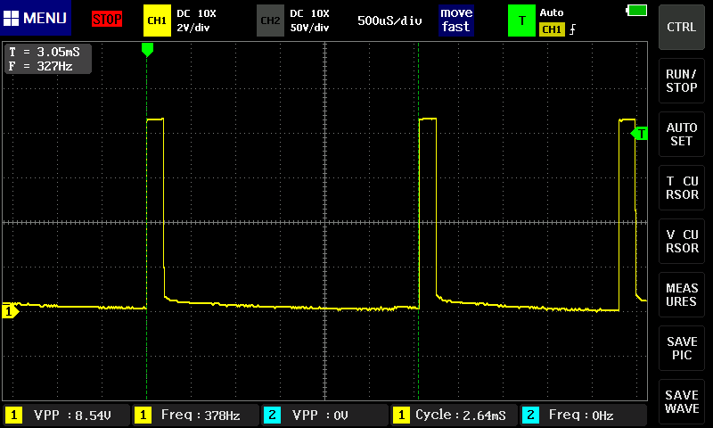 CAL INPT用回路 7セグ点灯 KAあり K3 ボタンなし