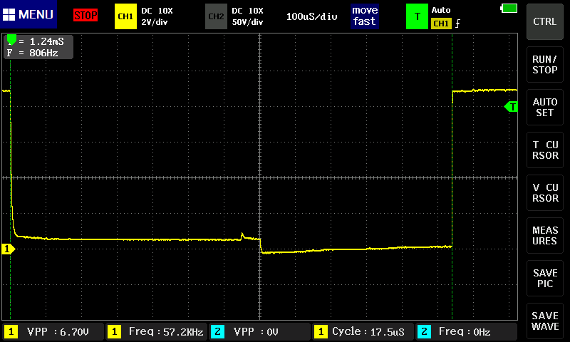 CAL INPT用回路 7セグ消灯 K3 ボタン0