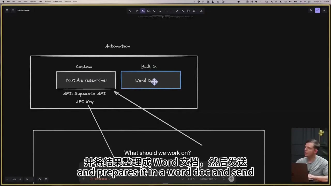 Automation の設定画面(35分頃)