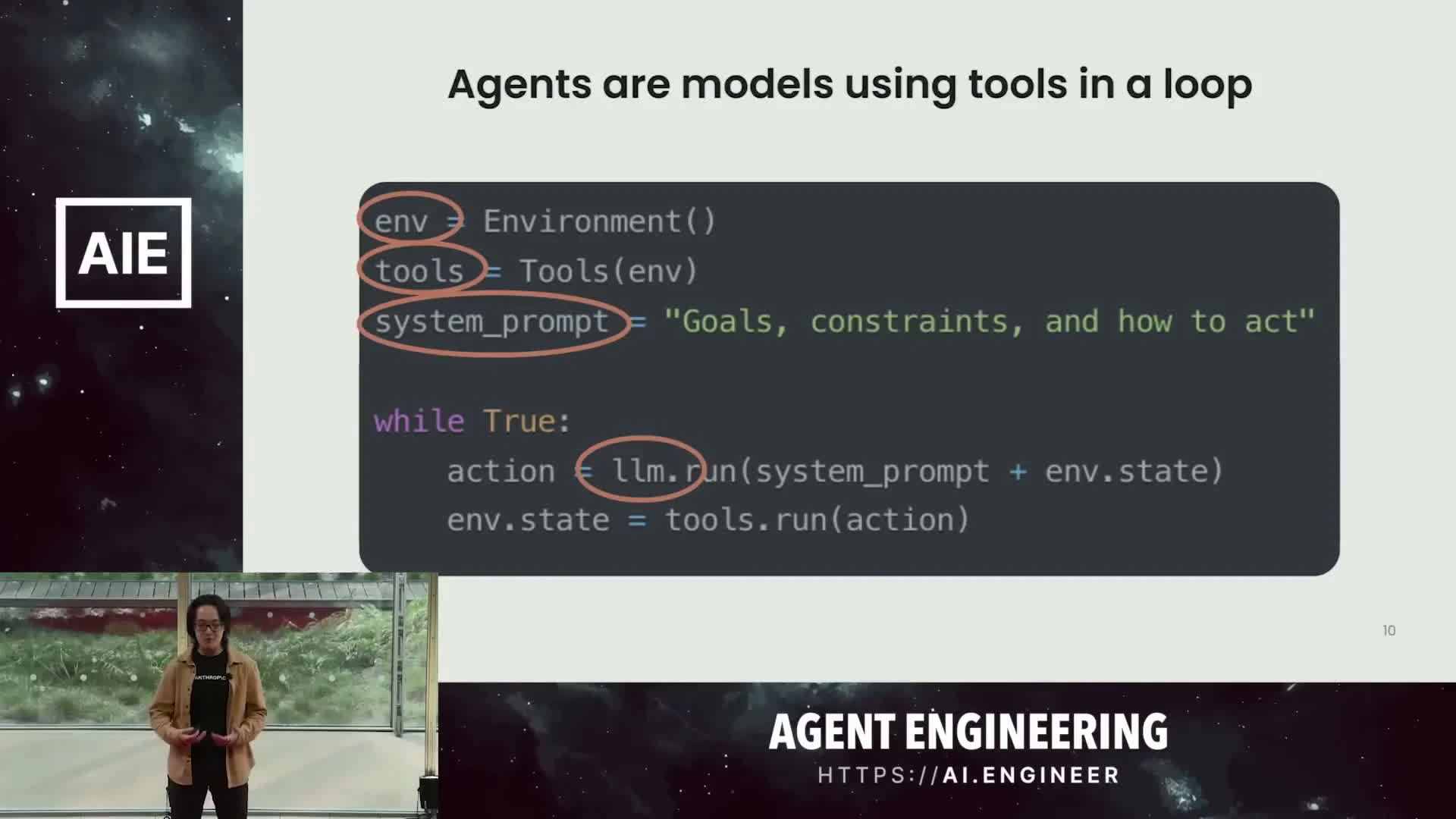 Agents are models using tools in a loop
