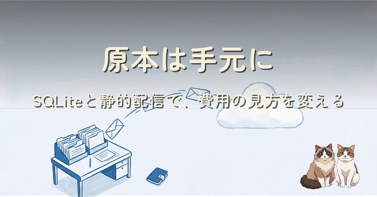 公開データの置き場所を見直す