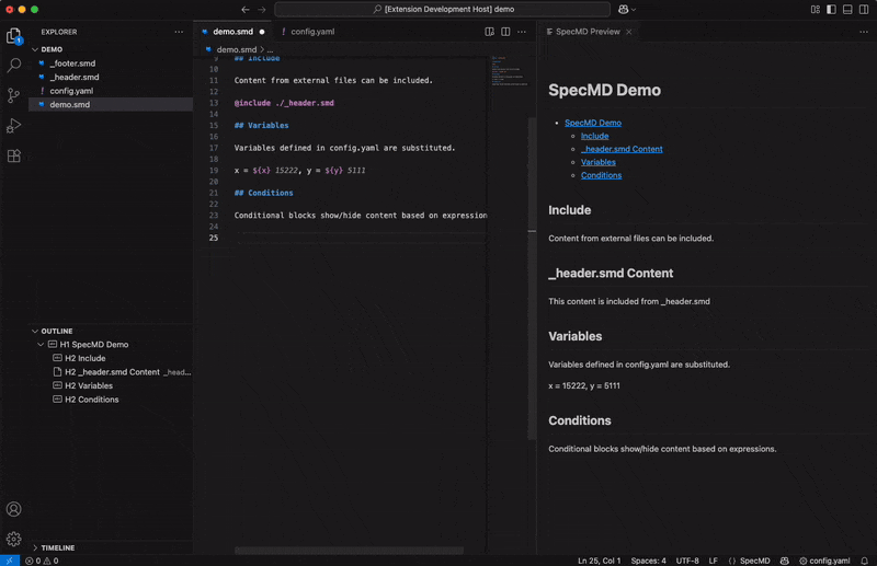 条件分岐のデモ