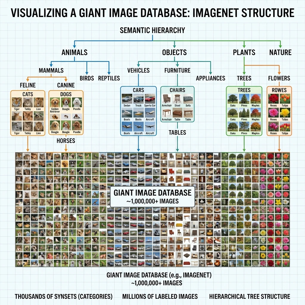 ImageNetの膨大なグリッド