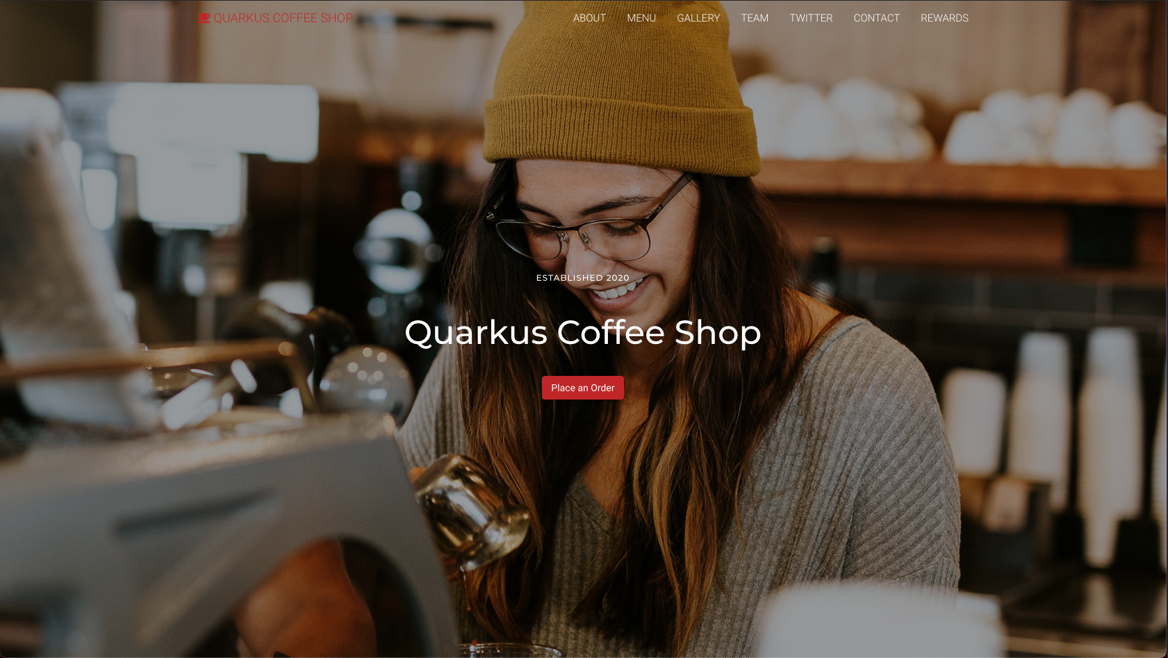 Quarkus Coffeesgop
