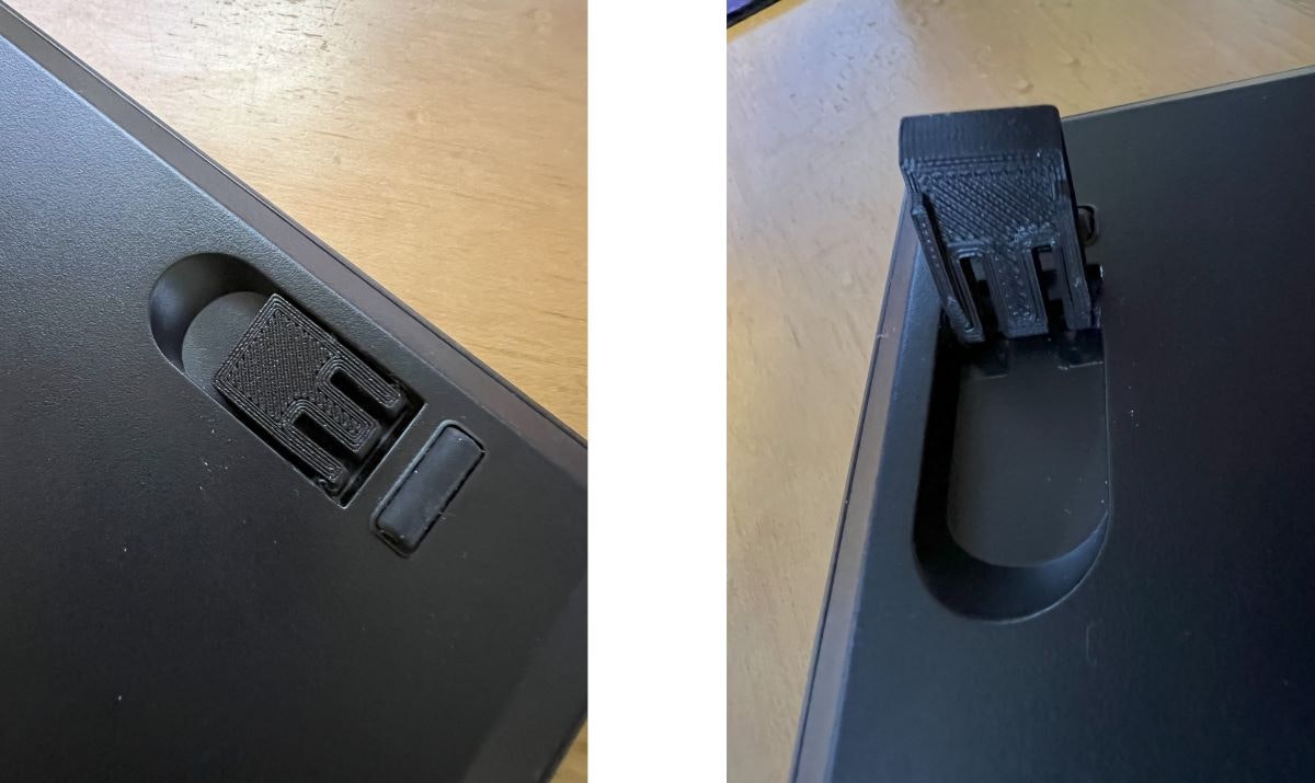 3Dプリンター品を取り付けてみた