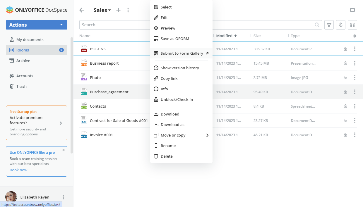 ONLYOFFICE DocSpace 2.0 released: Public rooms, plugins, data reassignment, RTL interface, and more