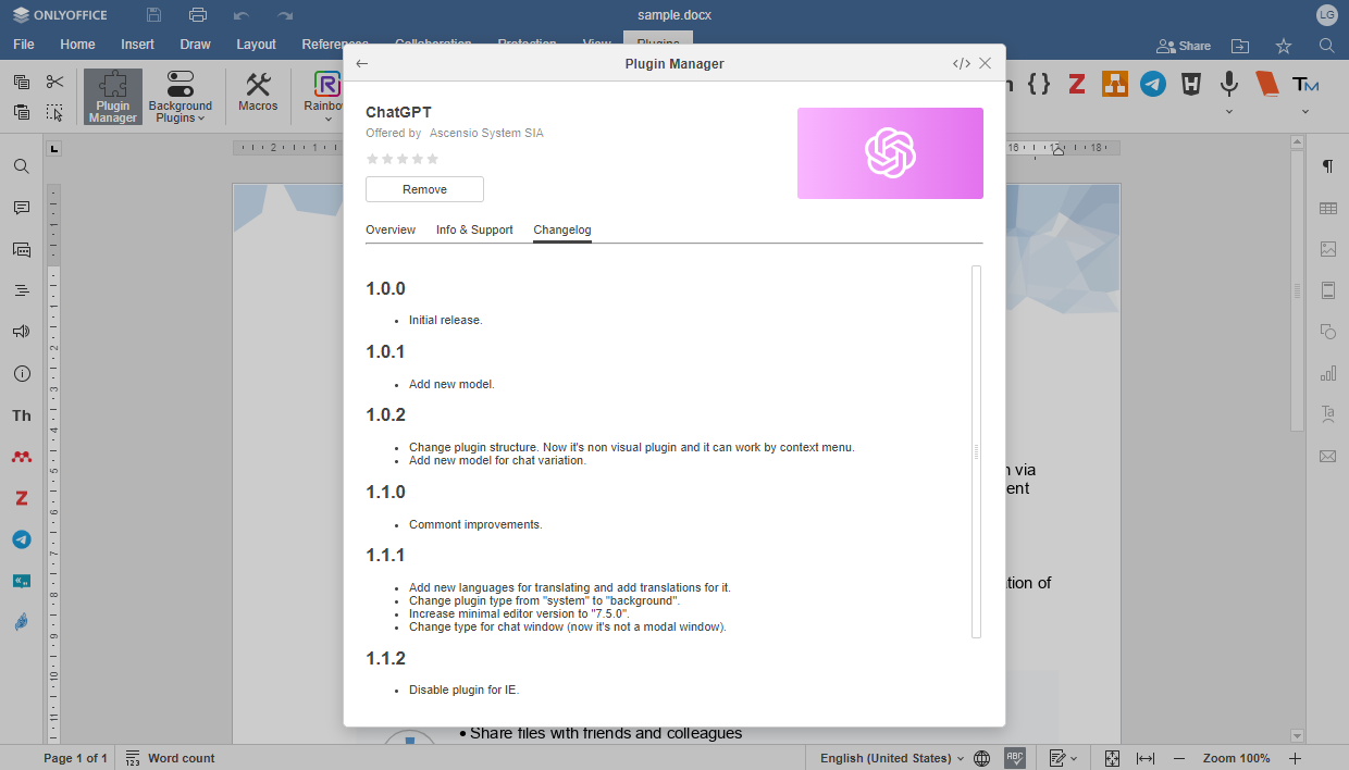 ONLYOFFICE Docs 8.0 released: PDF forms, RTL, Goal Seek and chart wizard in sheets, updated plugins UI, and more