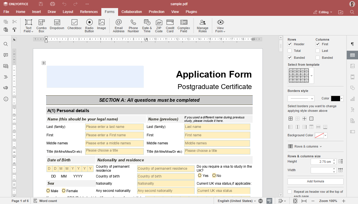 ONLYOFFICE Docs 8.1 released: full-featured PDF Editor, Slide Master, improved RTL, enhanced collaboration in sheets, and more