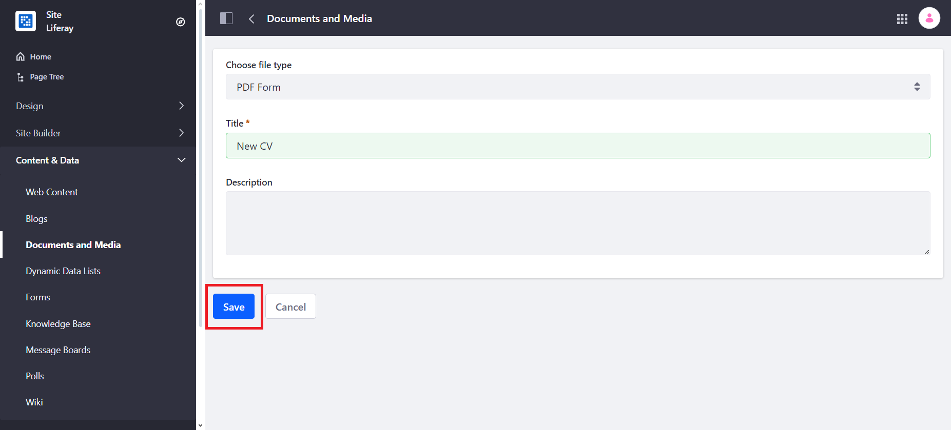 ONLYOFFICE connector v3.0.0 for Liferay: edit PDF files and create fillable PDF forms