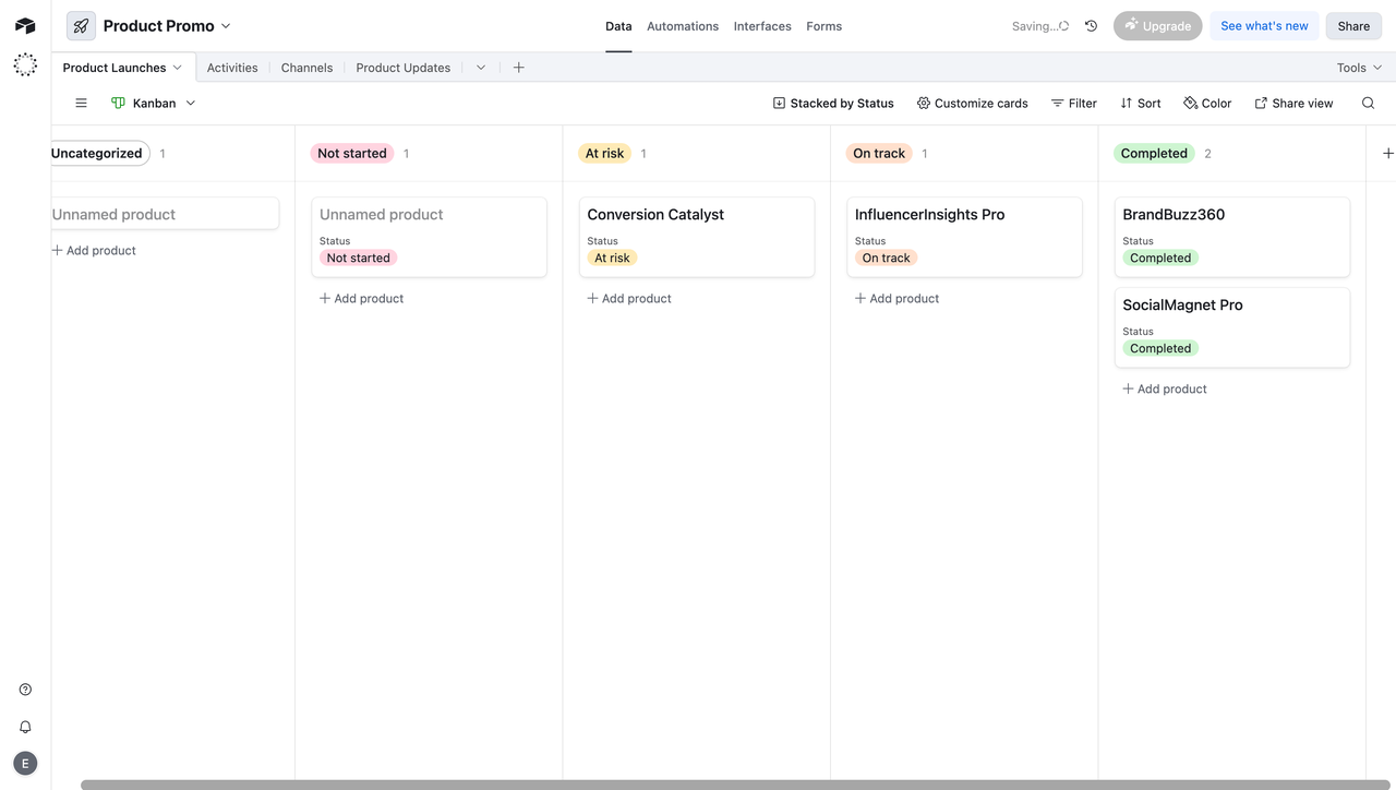 Airtable's Kanban