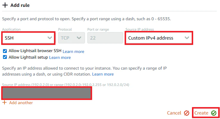 Custom IPv4 address
