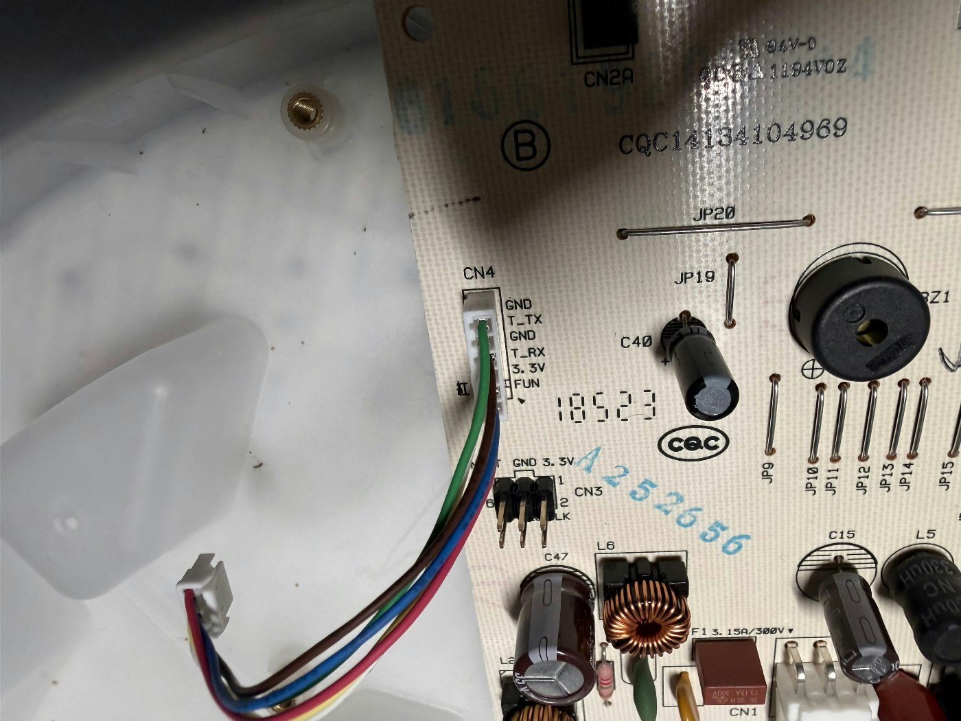 RX/TXシルク RX/TXシルク印刷が見える画像