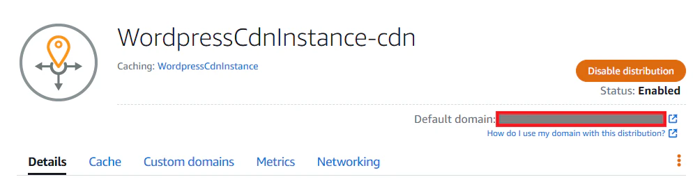 Default domain