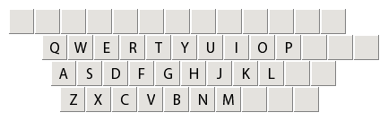 QWERTYキーボード