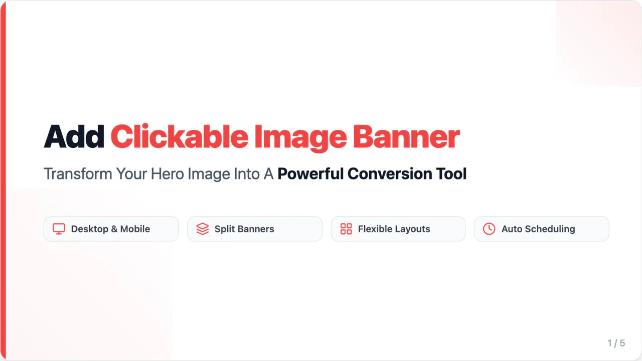 Clicky: Clickable Image Banner のアプリストア画像