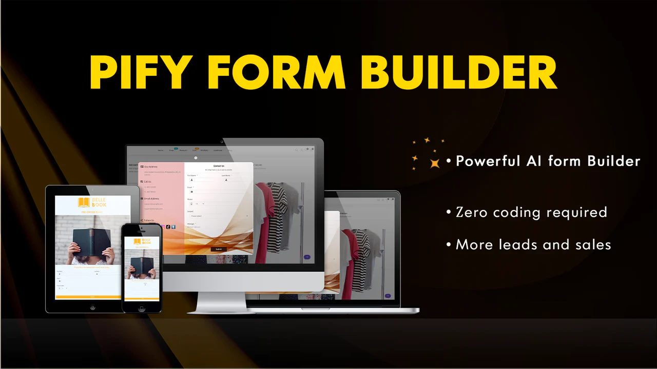 Pify AI Contact Form Builder のアプリストア画像
