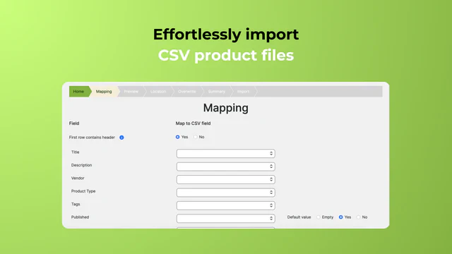 Simple CSV Import