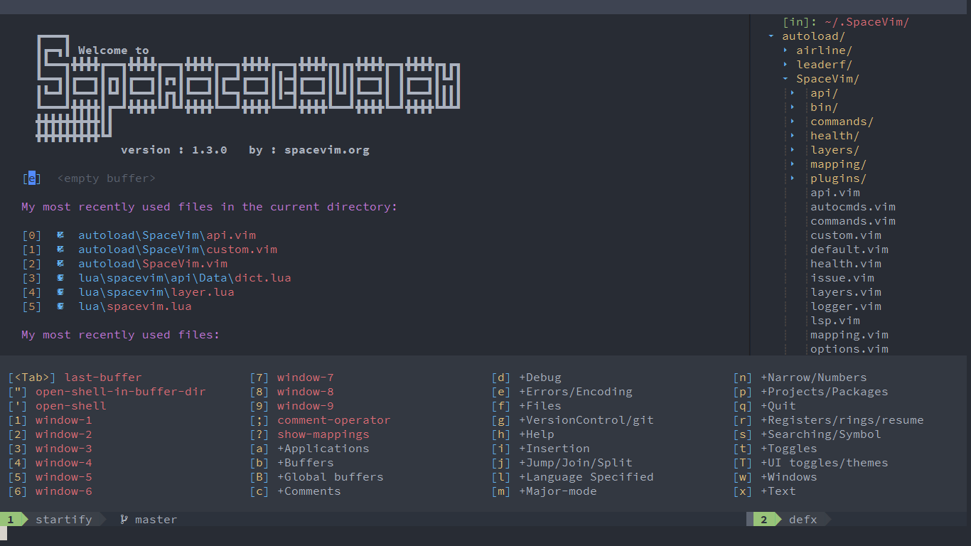 Spacevimでイケてるvim環境を手に入れる Qiita Spacevimでイケてるvim環境を手に入れる Qiita