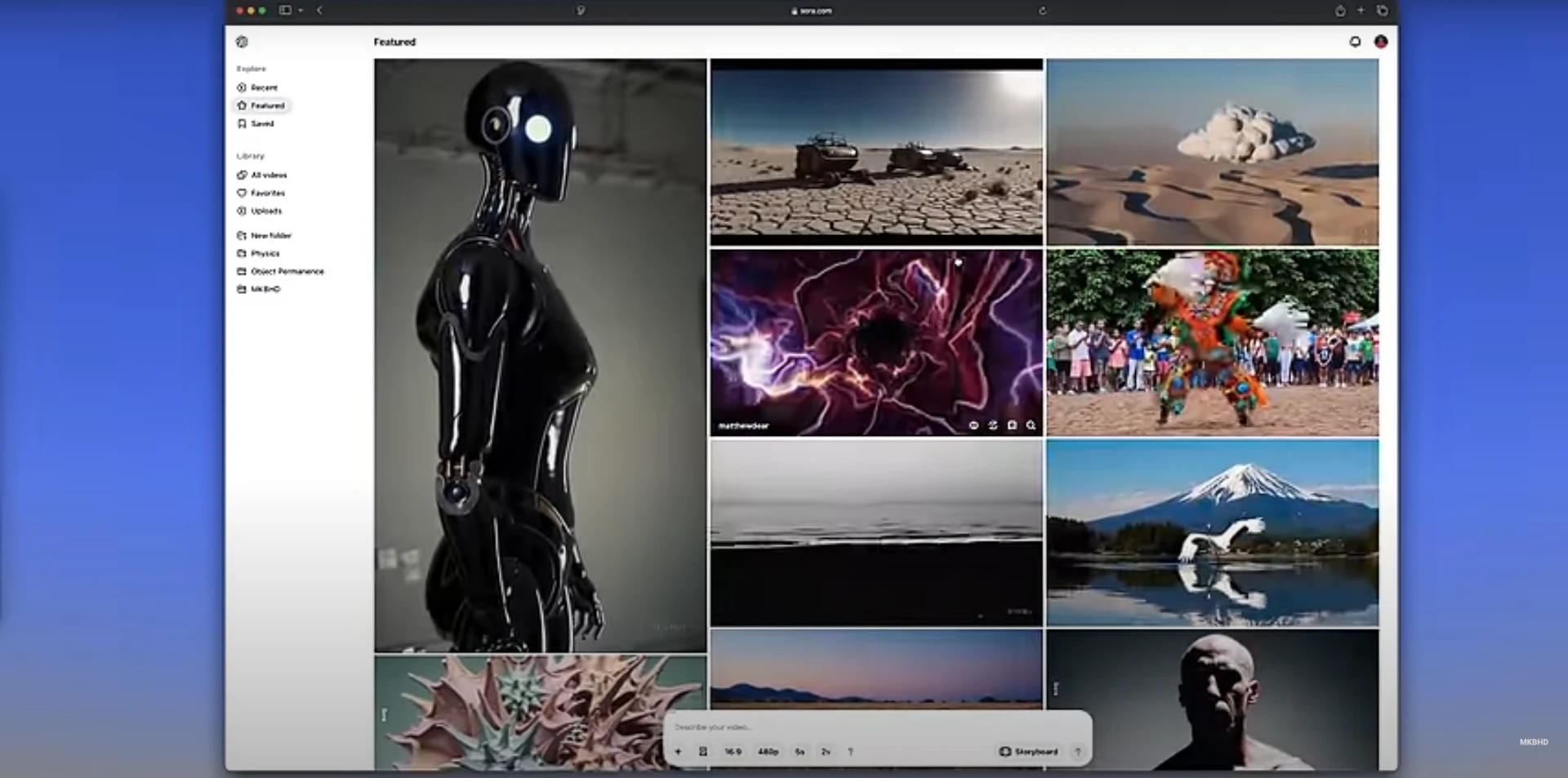 OpenAI Sora Video Generation