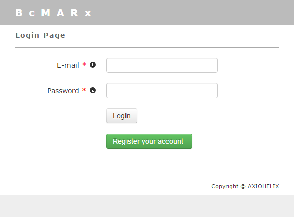 ログインフォーム